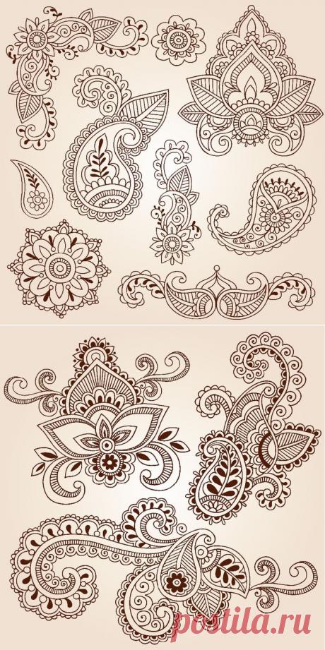 Paisley - шаблоны для росписи | Варварушка-Рукодельница