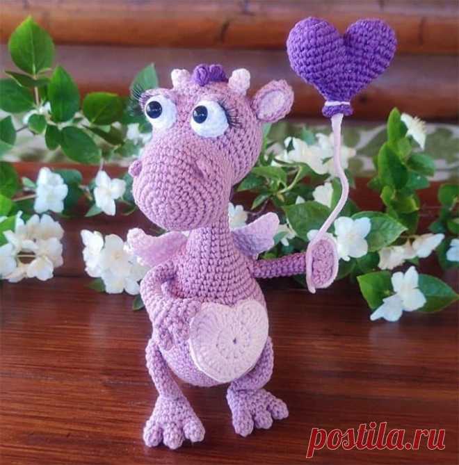 Дракоша Мокси крючком. Амигуруми схемы и описания. Автор: Юлия Басенкова | IRINELY.ART