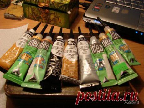 МК по точечной росписи контурами по стеклу и керамике | Золотые Руки