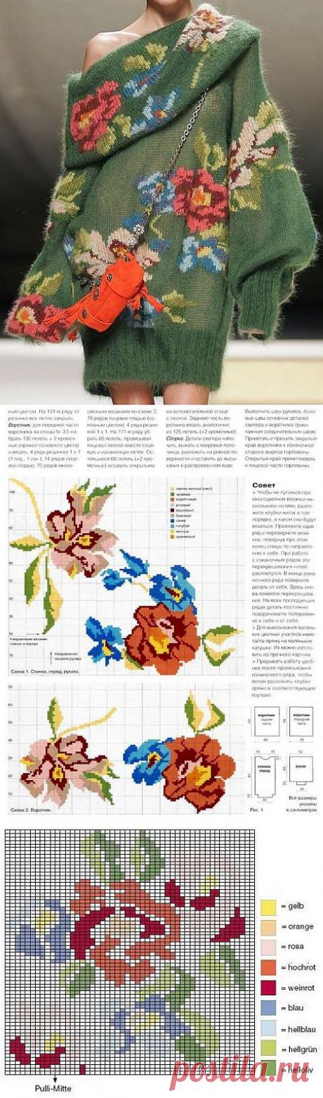 Свитер &quot;Королевский луг&quot;..