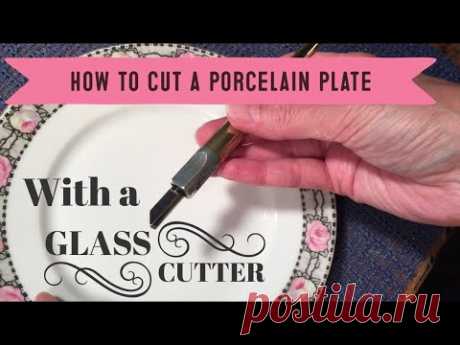 How To Cut A Porcelain Plate For Jewelry Or Mosaics