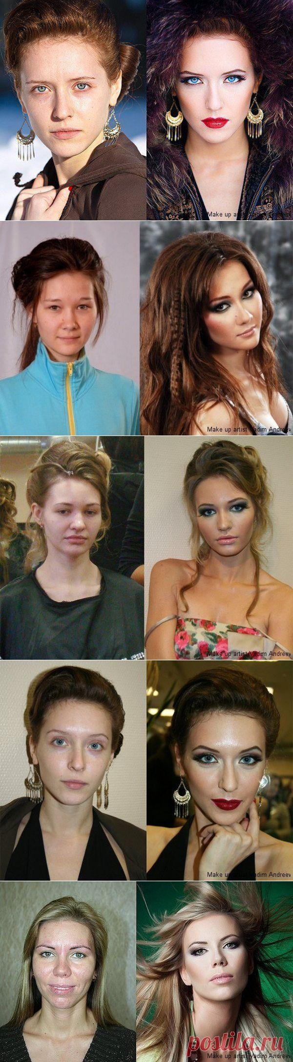 Чудеса макияжа...
