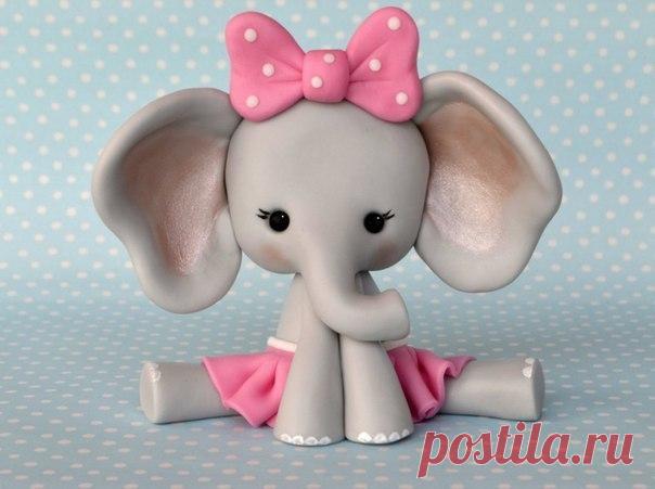 Лепка из пластилина для детей. Слоненок / Лепка из пластилина для детей. Поделки - холодный фарфор, из пуговиц, папье маше, из проволоки - фото, уроки, мастер класс / Ёжка - стихи, загадки, творчество и уроки рисования для детей