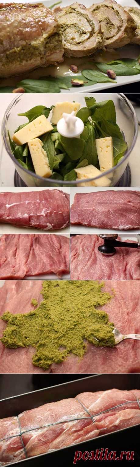 Очень вкусно;)) Запеченный рулет из свинины — Вкусные рецепты