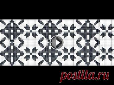 Схемы для двухцветного жаккарда и филейного вязания.. Схемы для двухцветного жаккарда и филейного вязания.....