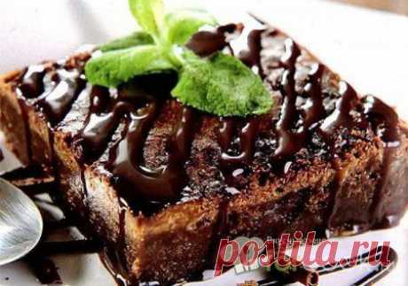 «Очень шоколадный» пирог по-американски