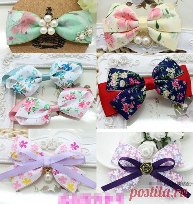 2015 новый 35 м цветок печатных атласная тесемок лентой из органзы смешанный лента установить DIY швейная лента детский Hairbows аксессуары купить на AliExpress