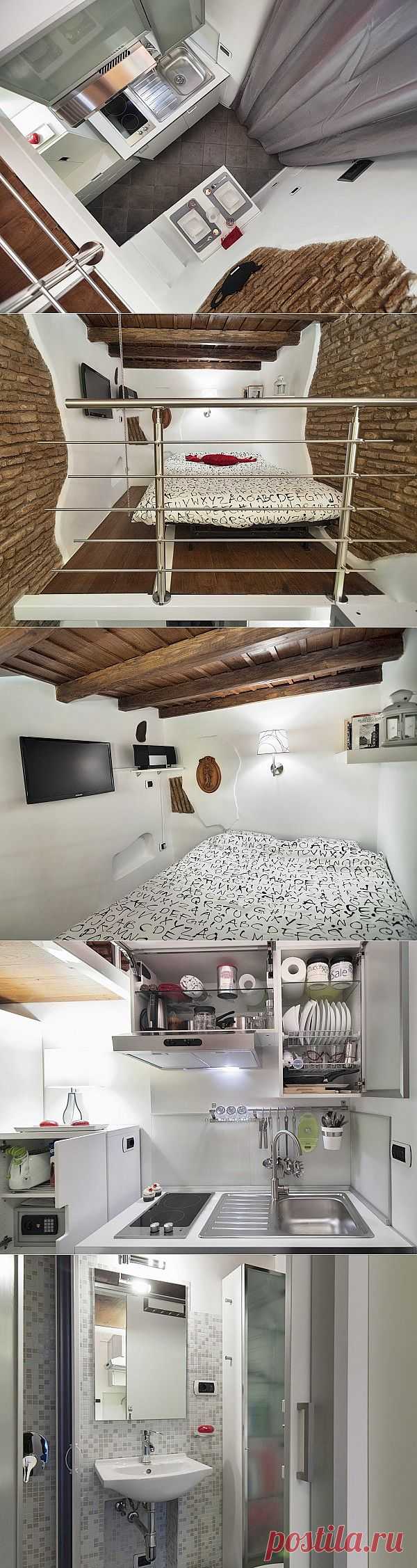 Smallest House: самая маленькая квартира в Италии | Идеи вашего дома | Архитектура и интерьер