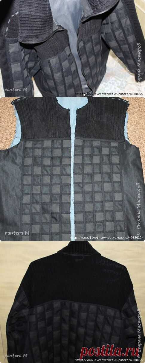 Переделки - куртка из старых джинсов. Мастер-класс.