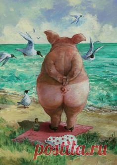 Strandschwein by Rudi HURZLMEIER