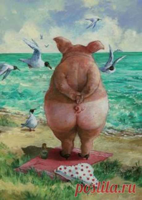Strandschwein by Rudi HURZLMEIER