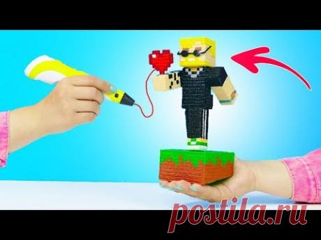 ЕГОР КРИД в МАЙНКРАФТ РИСУЮ 3D РУЧКОЙ СКИН!