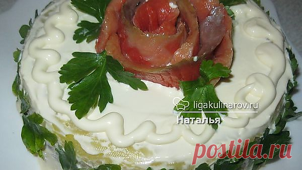 Салат с кетой "ЗАКУСОЧНЫЙ"