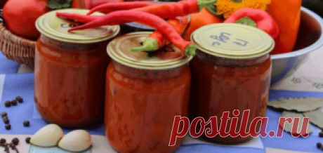 Сладкий томатный соус на зиму: вкуснее, чем магазинный кетчуп Домашний соус универсальный, подходит для всех блюд: даже в борщ вместо томатной пасты добавлять можно.