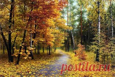 Наедине с природой... Художник Александр Игнатьев