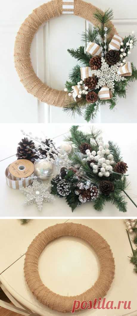 16 DIY Christmas Wreaths for Front Door