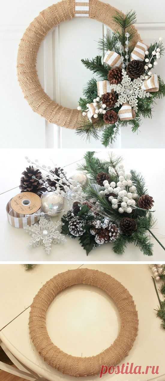 16 DIY Christmas Wreaths for Front Door