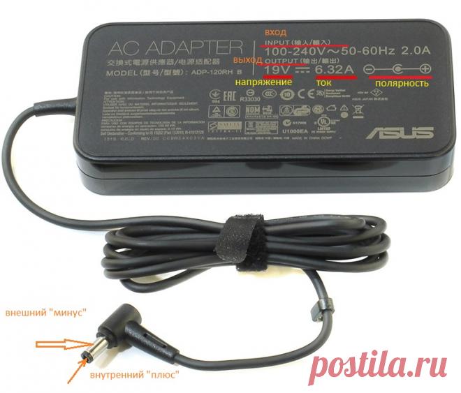 Адаптер питания. Как подобрать блок питания к своему устройству.