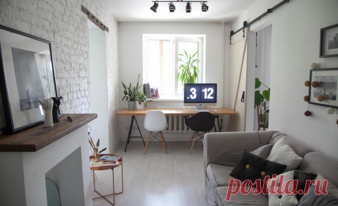 Маленькая хрущевка в Алма-Ате : "Вдохновлённая Скандинавией"