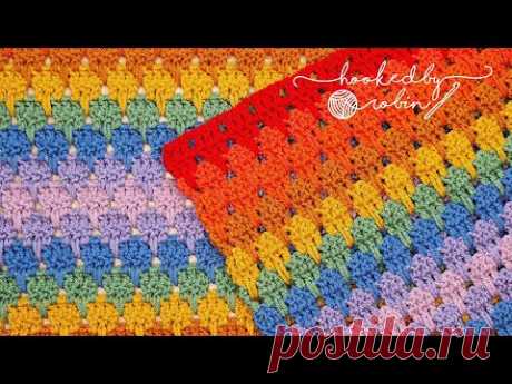 Crochet Larksfoot Stitch Tutorial (Great for Scarves and Blankets!)