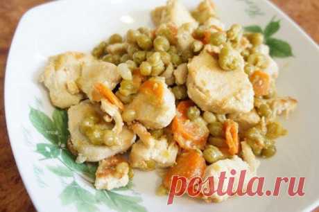 Курица с горошком — Идеальное решение