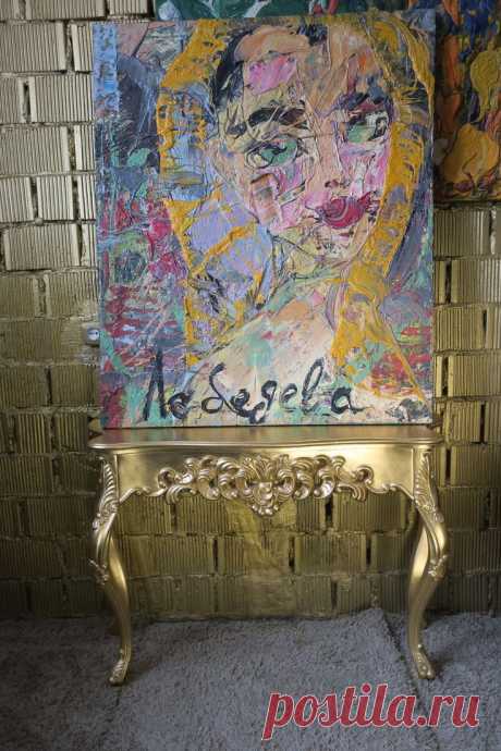 Картина Покровительство музы современная живопись маслом абстракция Екатерина Лебедева художник в 2025 г | Картины, Современная живопись, Живопись