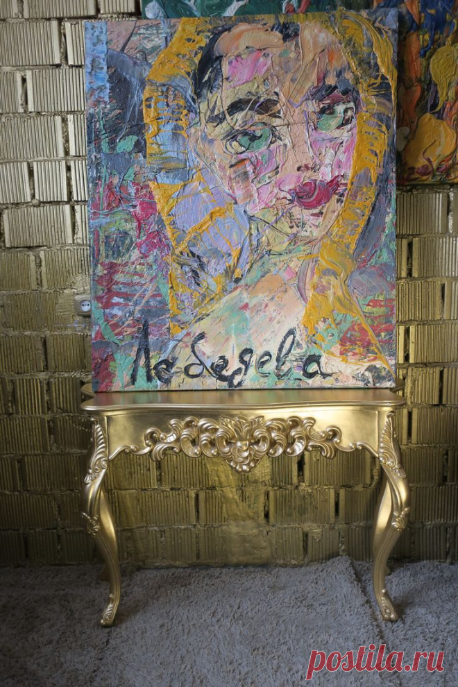 Картина Покровительство музы современная живопись маслом абстракция Екатерина Лебедева художник в 2025 г | Картины, Современная живопись, Живопись