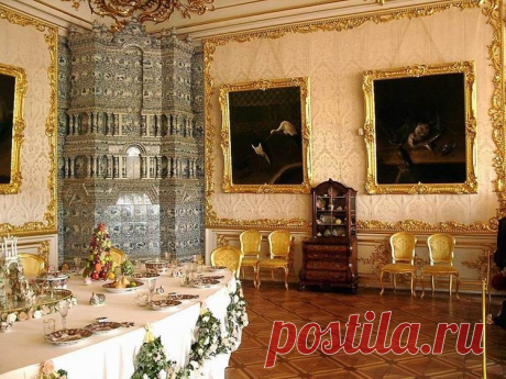 Екатерининский дворец. Белая парадная столовая