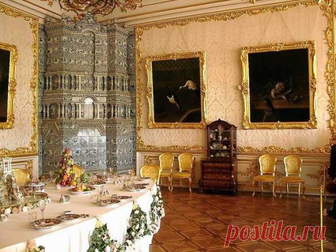 Екатерининский дворец. Белая парадная столовая