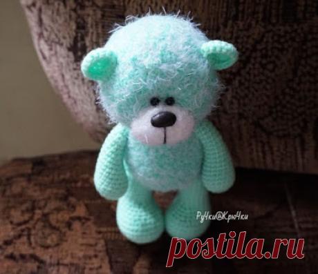 Мятный мишка амигуруми | AmiguRoom