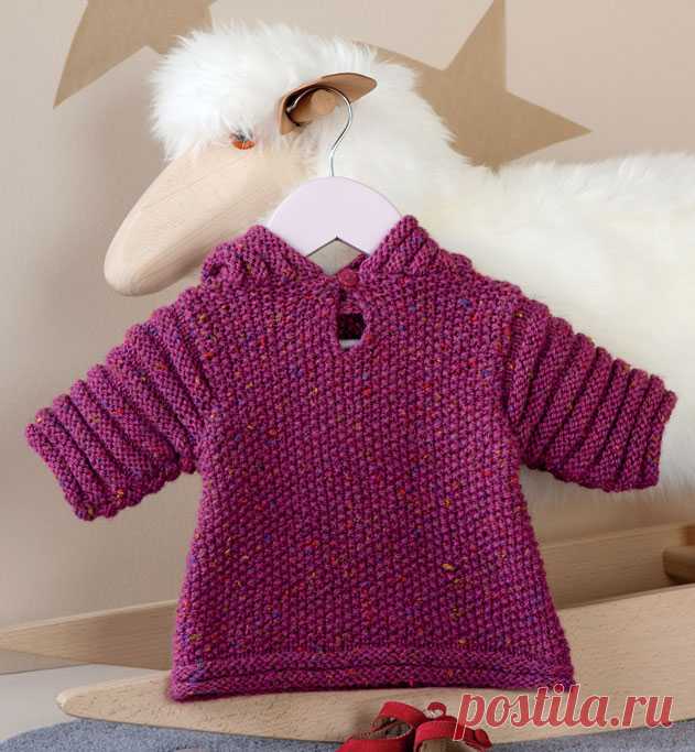 Modèle tunique à capuche layette - Modèles Layette - Phildar
