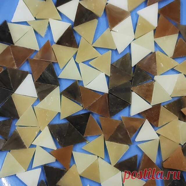 Lazos de JOJO triangular de acrílico sólido para hacer mosaicos, azulejos para manualidades de decoración del hogar, materiales de arte hechos a mano, 50g|Creación de mosaicos| - AliExpress