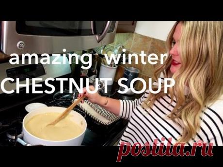 Cozy Winter Chestnut Soup Recipe | Le Petite Bain Blog