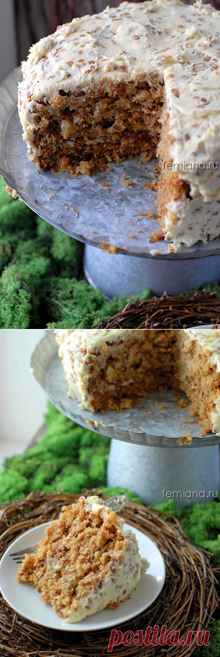 Вкусный низкокалорийный банановый торт 