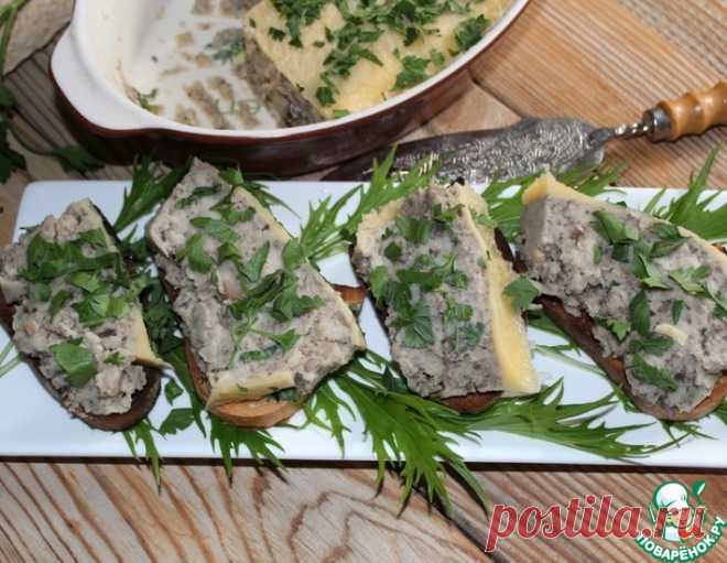 Грибной паштет – кулинарный рецепт