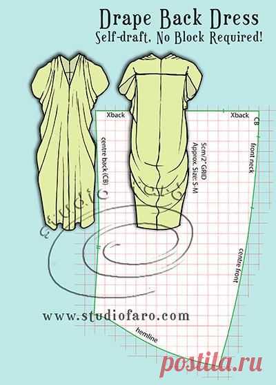 Pattern Puzzle - Drape Back Dress | well-suited | Bloglovin’
