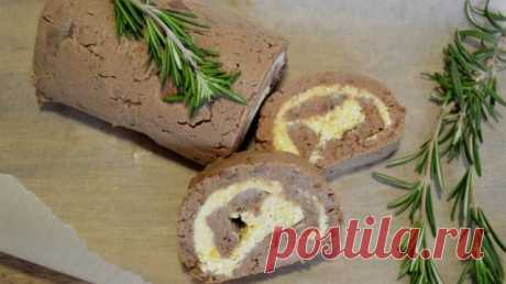 РУЛЕТ ИЗ КУРИНОЙ ПЕЧЕНИ