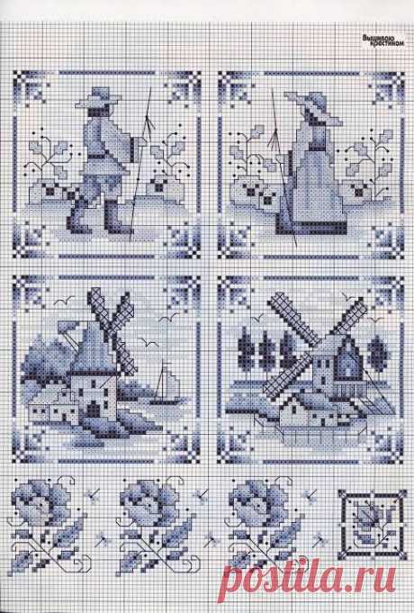 Милые сердцу штучки: Вышивка крестом: &quot;Еще несколько голландских дизайнов&quot;