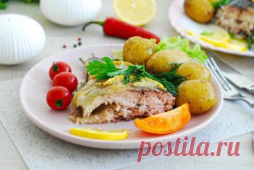 Речная рыба (карп) запеченная в духовке в фольге рецепт с фото пошагово - 1000.menu