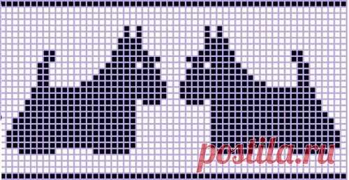 filet crochet and cross stitch charts | Thinng