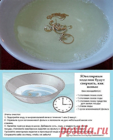 Чистка серебра