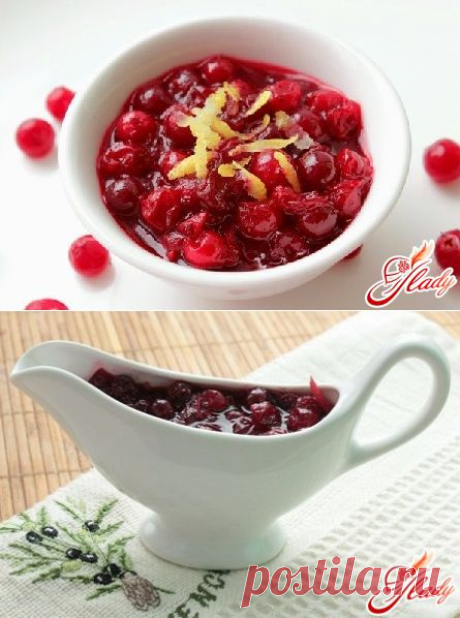 Клюквенный соус к мясу: рецепт приготовления