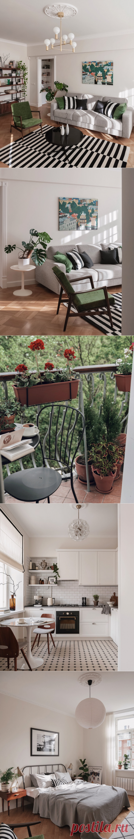 Фотограф сам оформил интерьер 67 м² в сталинской двушке: теперь это квартира мечты