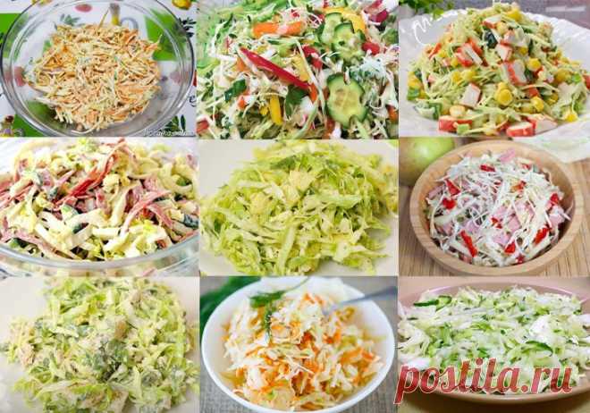 Салаты из свежей капусты - 17 простых и вкусных рецептов Сегодня готовлю восхитительные салаты из свежей капусты. Витаминные, легкие в приготовлении и конечно же вкусные! Целых простых и вкусных 18 рецептов