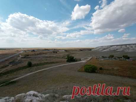 Вид с Меловых гор в районе с Михайловка .Ольховский район Волгоградской обл