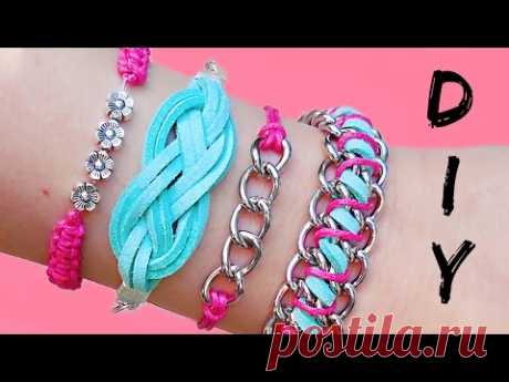 DIY Friendship Bracelets!! 4 Easy Stackable Arm Candy projects!