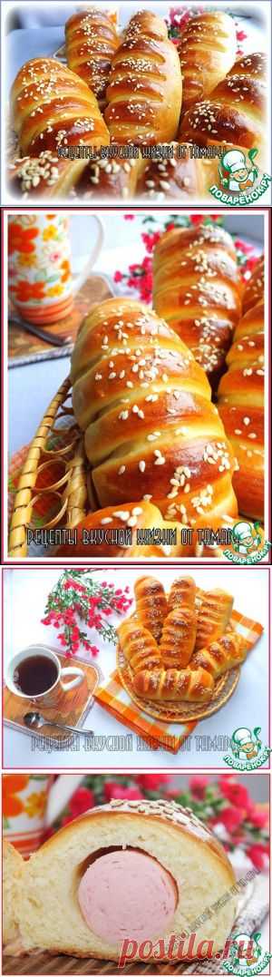 Булочки с сосисками - кулинарный рецепт