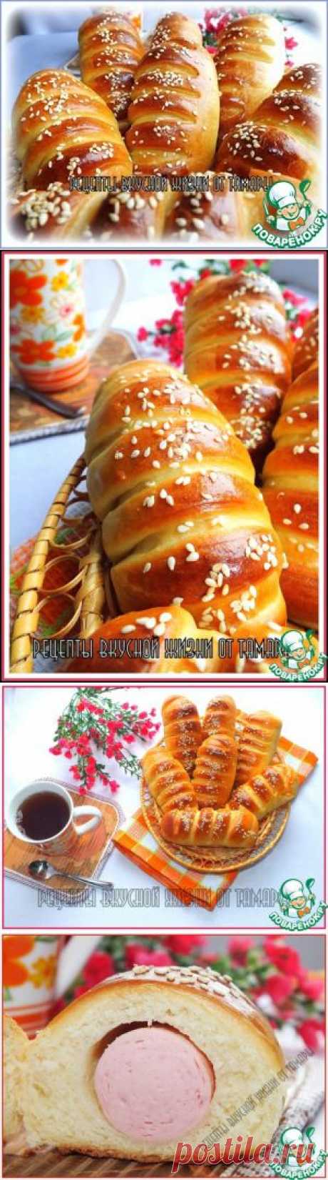 Булочки с сосисками - кулинарный рецепт