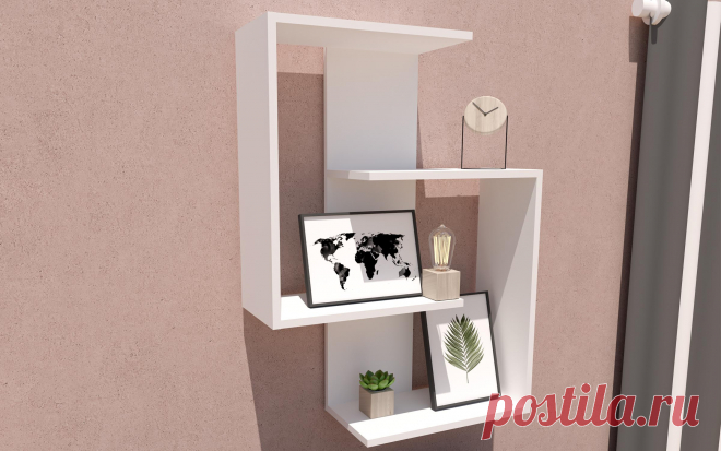 Настенная полка Рига | Vellea Home