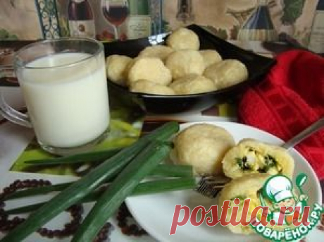 Пызы с яйцом и луком - кулинарный рецепт